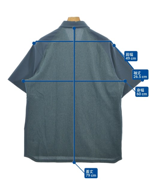 lululemon（ルルレモン）カジュアルシャツ 青 サイズ:-(XL位) メンズ/2200628945136