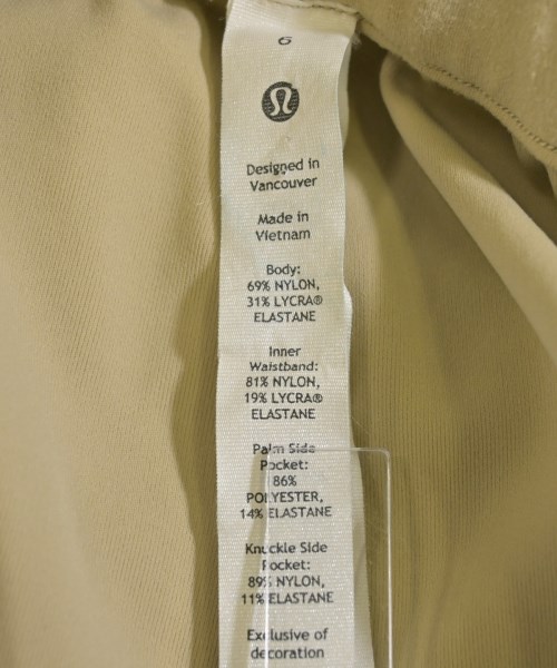 lululemon（ルルレモン）その他 ベージュ サイズ:6(S位) レディース/2200616809112