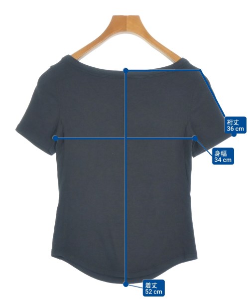 lululemon（ルルレモン）Tシャツ・カットソー グレー サイズ:4(M位) レディース/2200667224162