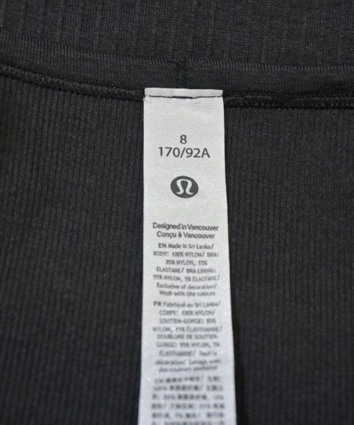 lululemon（ルルレモン）Tシャツ・カットソー グレー サイズ:8(L位) レディース/2200689266515