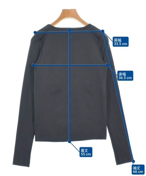 lululemon（ルルレモン）Tシャツ・カットソー グレー サイズ:8(L位) レディース/2200689266515