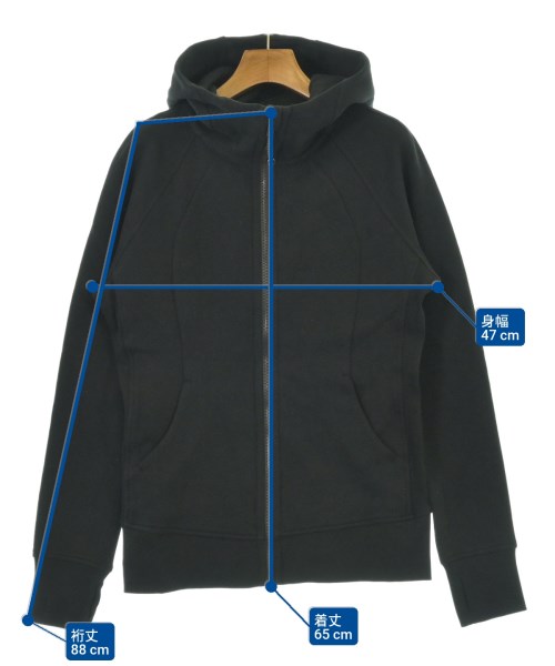 lululemon（ルルレモン）パーカー 黒 サイズ:-(XS位) メンズ/2200695439033