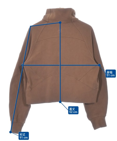 lululemon（ルルレモン）スウェット 茶 サイズ:L レディース/2200653988283