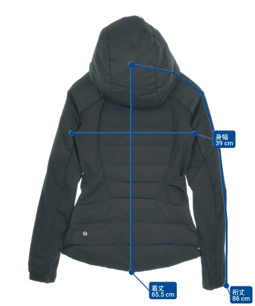 lululemon（ルルレモン）ダウンジャケット/ダウンベスト 黒 サイズ:4(S位) レディース/2200657013011