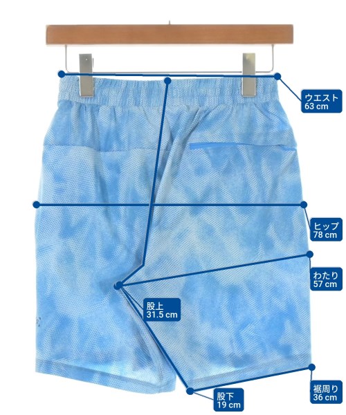 lululemon（ルルレモン）ショートパンツ 青 サイズ:XS メンズ/2200710976048