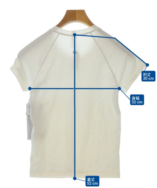 lululemon（ルルレモン）Tシャツ・カットソー 白 サイズ:4(M位) レディース/2200717943036