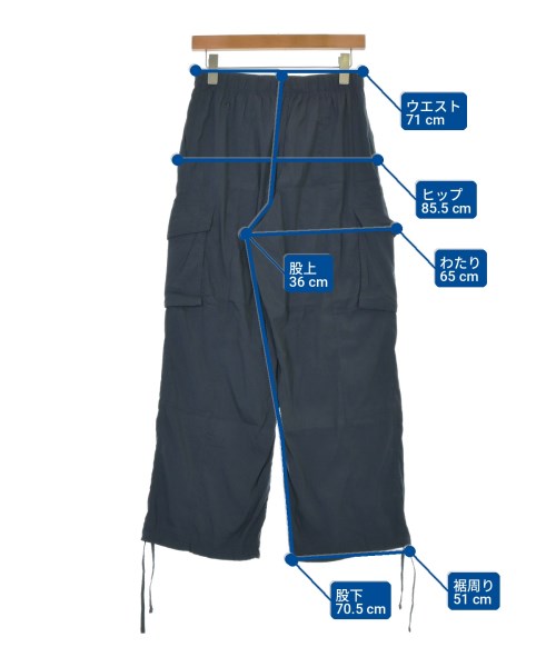lululemon（ルルレモン）カーゴパンツ 紺 サイズ:S レディース/2200702636042
