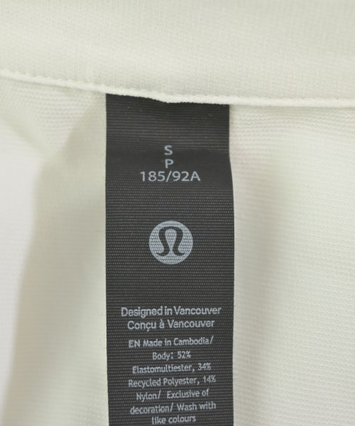 lululemon（ルルレモン）カジュアルシャツ 白 サイズ:S メンズ/2200706919028