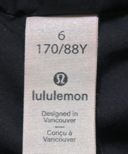 lululemon（ルルレモン）ダウンジャケット/ダウンベスト 黒 サイズ:6(M位) レディース/2200708104040