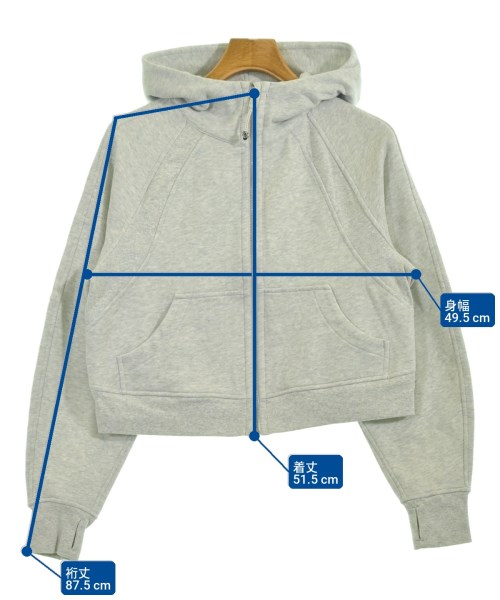 lululemon（ルルレモン）パーカー グレー サイズ:XS/S レディース/2200724015023