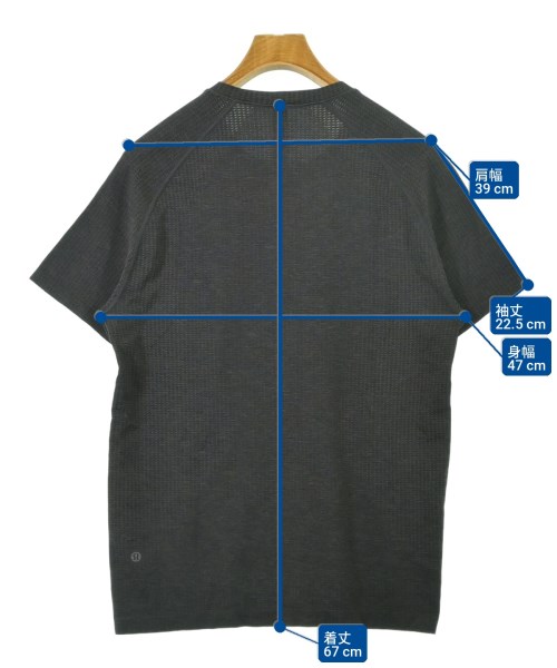 lululemon（ルルレモン）Tシャツ・カットソー グレー サイズ:S メンズ/2200733843846
