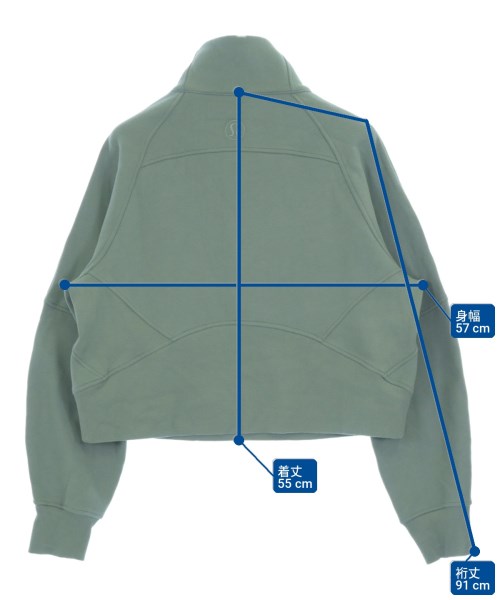 lululemon（ルルレモン）スウェット 緑 サイズ:M/L レディース/2200728938175