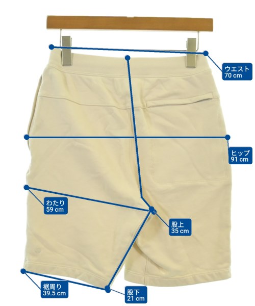 lululemon（ルルレモン）ショートパンツ 白 サイズ:XS メンズ/2200690863055