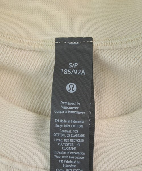 lululemon（ルルレモン）スウェット 白 サイズ:S メンズ/2200690863079