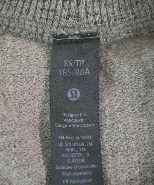 lululemon（ルルレモン）スウェット グレー サイズ:XS メンズ/2200690863109