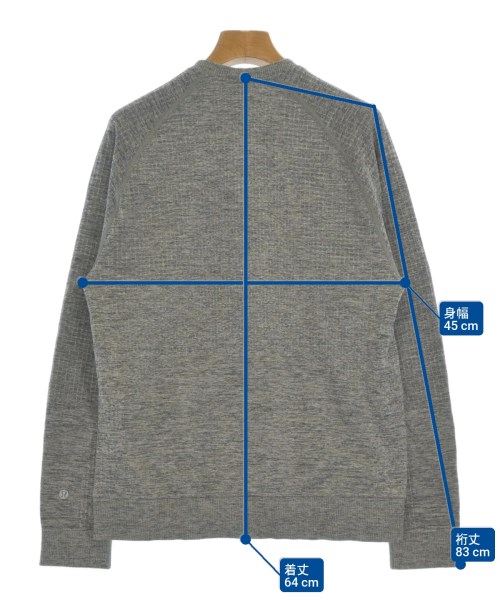 lululemon（ルルレモン）スウェット グレー サイズ:XS メンズ/2200690863109