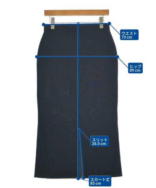 eclat（エクラ）ロング・マキシ丈スカート 紺 サイズ:40(M位) レディース/2200651720014