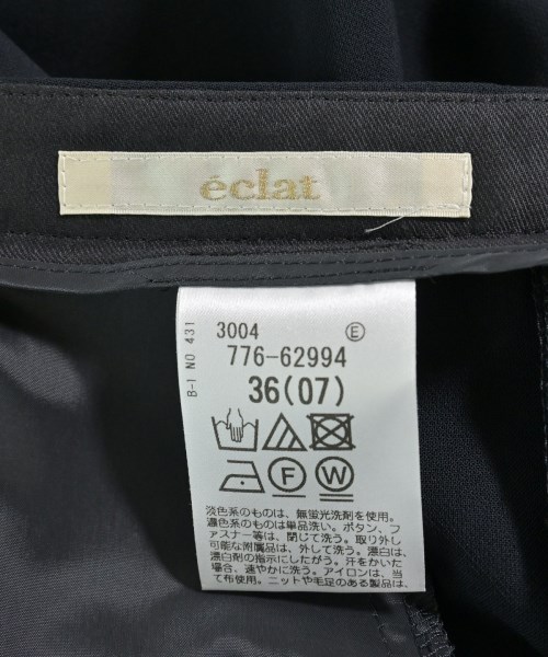 eclat（エクラ）スラックス 紺 サイズ:36(S位) レディース/2200714813233