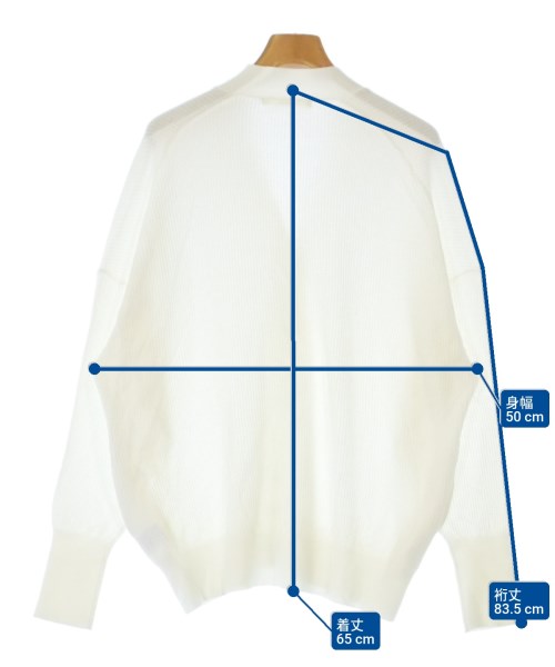 eclat（エクラ）カーディガン 白 サイズ:38(M位) レディース/2200646542270