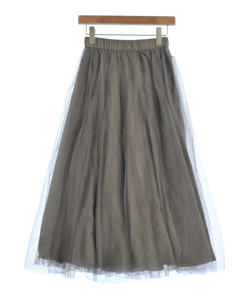 eclat(エクラ)ロング・マキシ丈スカート 茶 サイズ:38(M位)/2200639106267