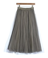 eclat（エクラ）ロング・マキシ丈スカート 茶 サイズ:38(M位) レディース/2200639106267