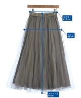 eclat（エクラ）ロング・マキシ丈スカート 茶 サイズ:38(M位) レディース/2200639106267