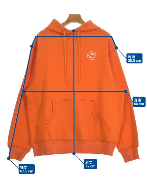 pushBUTTON（プッシュボタン）パーカー オレンジ サイズ:S メンズ/2200679616085