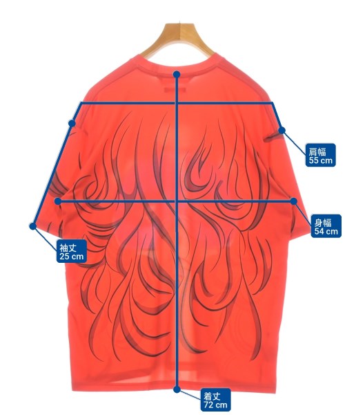 pushBUTTON（プッシュボタン）Tシャツ・カットソー 赤 サイズ:M メンズ/2200724704040
