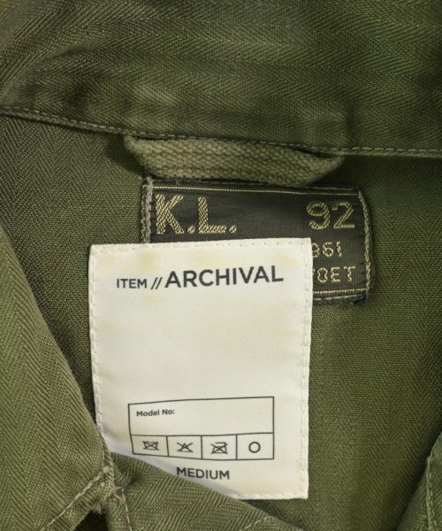 ARCHIVAL CLOTHING（アーカイバルクロージング）カジュアルシャツ カーキ サイズ:M レディース/2200600729211