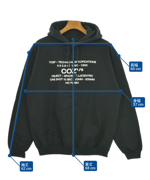 TEAM COZY（チームコージー）パーカー 黒 サイズ:M メンズ/2200678967294