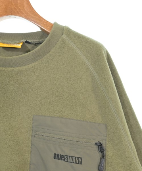 GRIP SWANY（グリップスワニー）スウェット カーキ サイズ:M メンズ/2200618099054