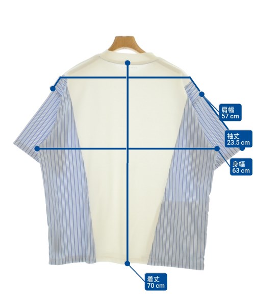 NUMERALS（ヌメラルズ）Tシャツ・カットソー 白 サイズ:L メンズ/2200686098263