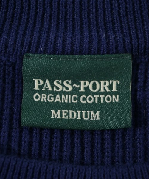 PASS PORT（パスポート）ニット・セーター 紺 サイズ:M メンズ/2200736887762
