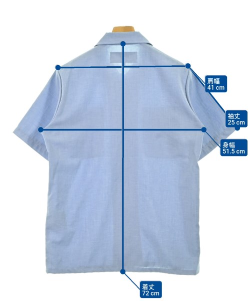 NYUZELESS（ニューズレス）カジュアルシャツ 青 サイズ:1(S位) メンズ/2200652262162