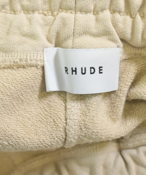 RHUDE（ルード）スウェットパンツ ベージュ サイズ:L メンズ/2200704414105