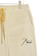 RHUDE（ルード）スウェットパンツ ベージュ サイズ:L メンズ/2200704414105