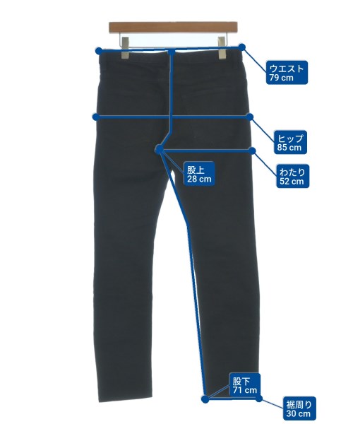 MINEDENIM（マインデニム）デニムパンツ 黒 サイズ:8(S位) メンズ/2200622565033