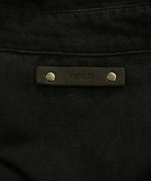 MINEDENIM（マインデニム）カジュアルシャツ 黒 サイズ:1(S位) メンズ/2200639329048