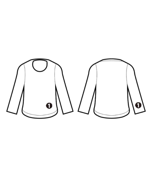 MINEDENIM（マインデニム）スウェット 黒 サイズ:2(M位) メンズ/2200643363175