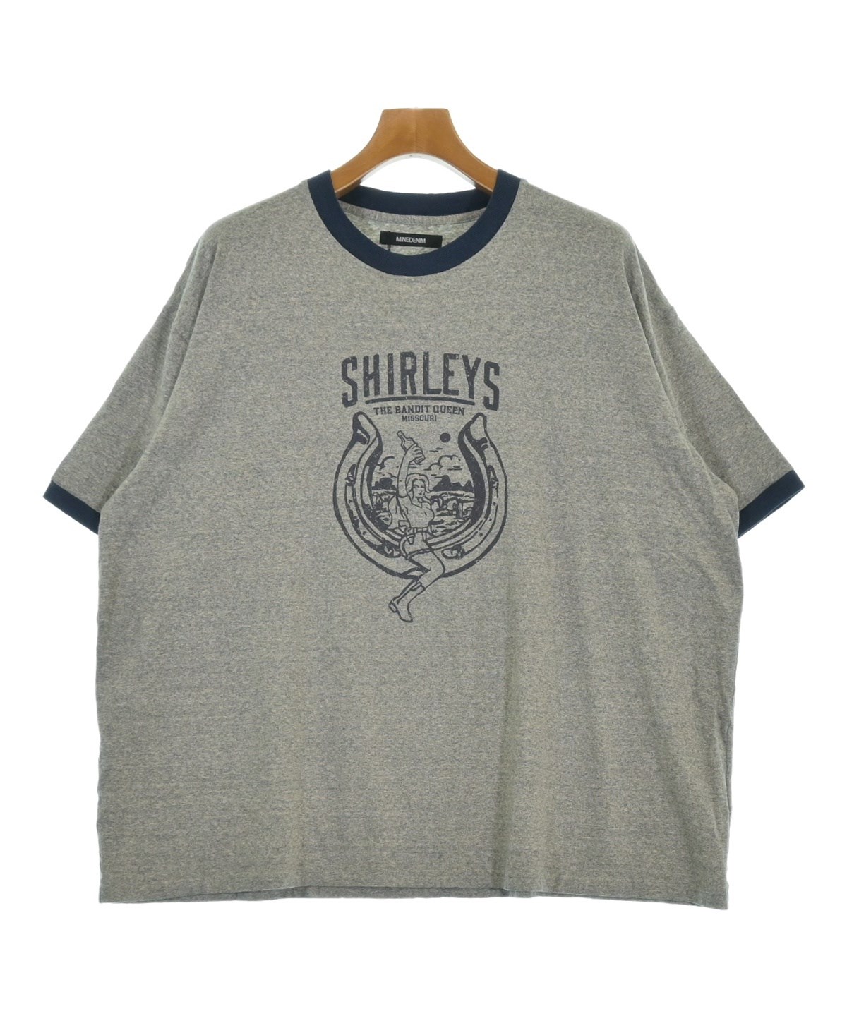 MINEDENIM Tシャツ サイズXL MINEDENIM（マインデニム）Tシャツ・カットソー グレー サイズ