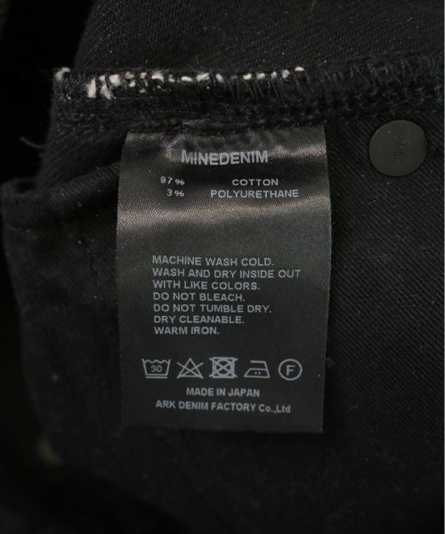 MINEDENIM（マインデニム）デニムパンツ 黒 サイズ:6(S位) メンズ/2200521655040