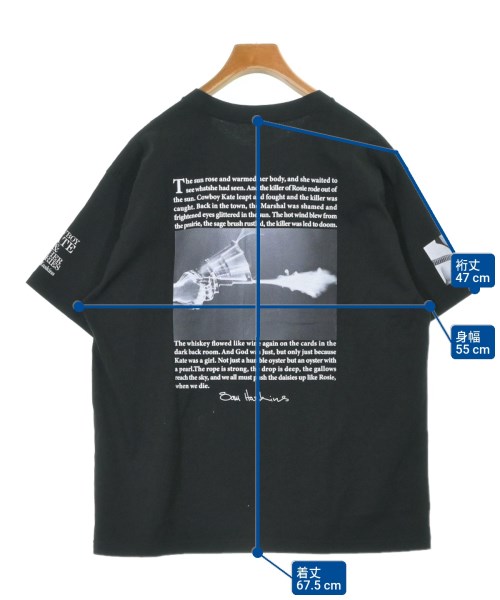 MINEDENIM（マインデニム）Tシャツ・カットソー 黒 サイズ:L メンズ/2200630355039