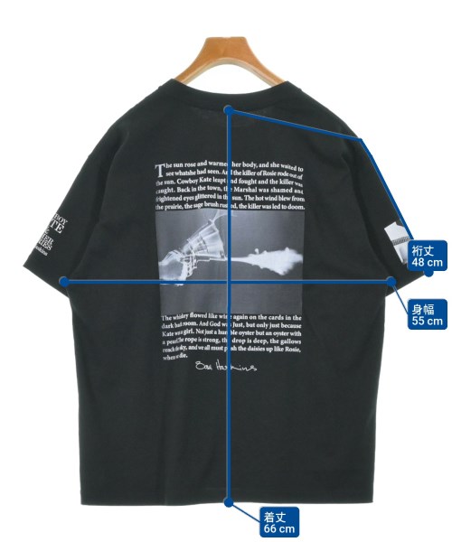 MINEDENIM（マインデニム）Tシャツ・カットソー 黒 サイズ:L メンズ/2200630355060