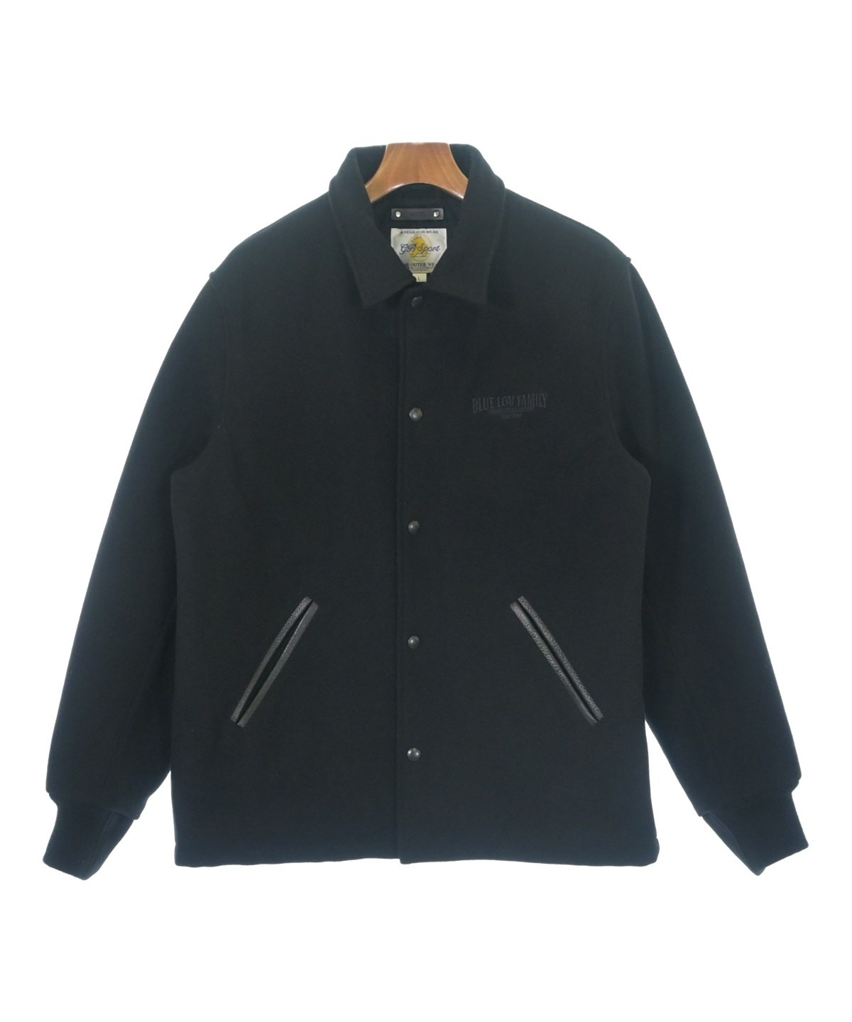 MINEDENIM（マインデニム）スタジャン 黒 サイズ:L メンズ