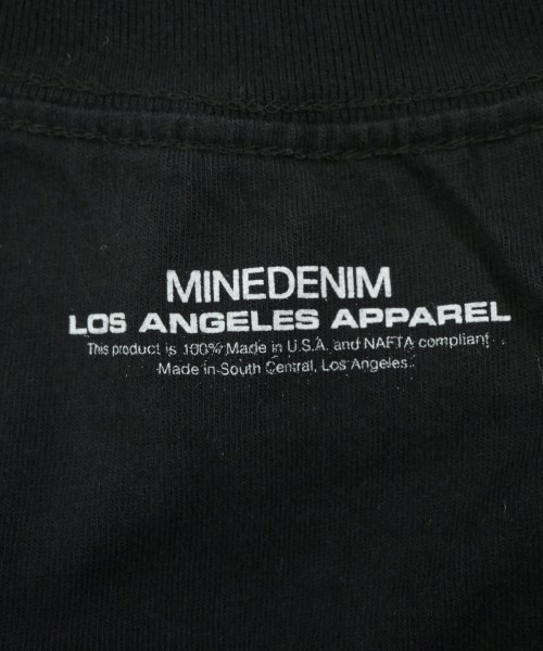 MINEDENIM（マインデニム）Tシャツ・カットソー 黒 サイズ:L メンズ/2200670155842