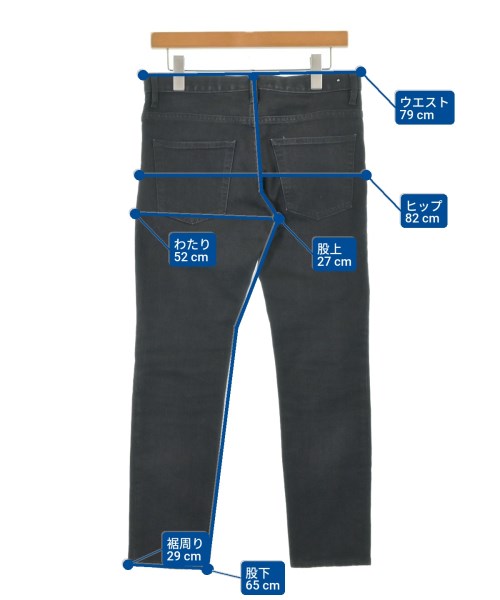 MINEDENIM（マインデニム）デニムパンツ 黒 サイズ:7(S位) メンズ/2200676865035