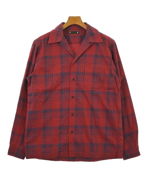 MINEDENIM(マインデニム)カジュアルシャツ 赤 サイズ:S/2200658142079