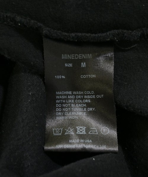 MINEDENIM（マインデニム）Tシャツ・カットソー 黒 サイズ:M メンズ/2200715000076