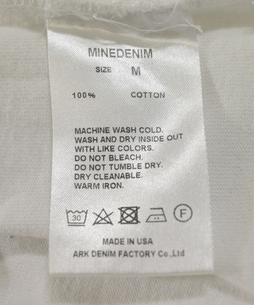 MINEDENIM（マインデニム）Tシャツ・カットソー 白 サイズ:M メンズ/2200715000083