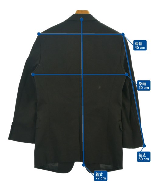 MINEDENIM（マインデニム）カジュアルジャケット 黒 サイズ:44(S位) メンズ/2200647765050